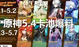 原神卡池爆料最新版本,神秘角色即将登场，惊喜不断！
